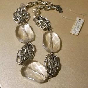 Beautiful Metal and Stone necklace